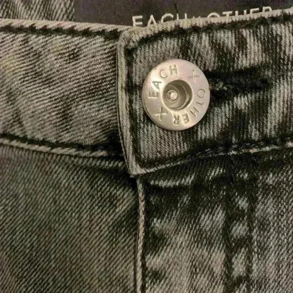 Each X Other Grey Light Wash Jeans Limited Edition Simonn, Womens Size 29 - Picture 4 of 11
